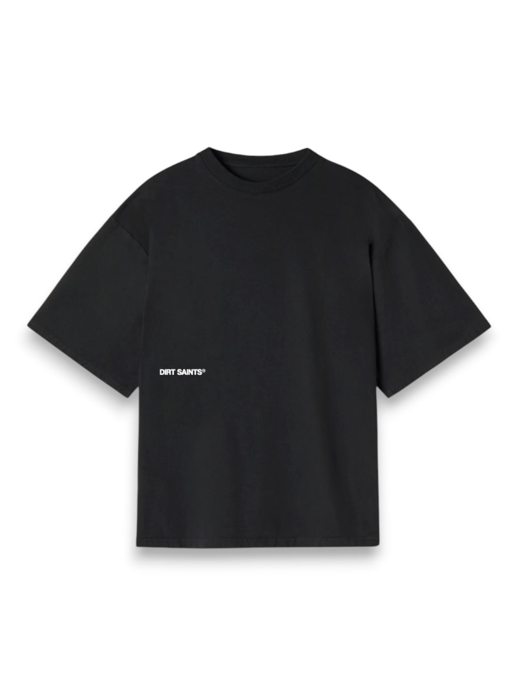 No Risk No Fun Oversized Black Tshirt