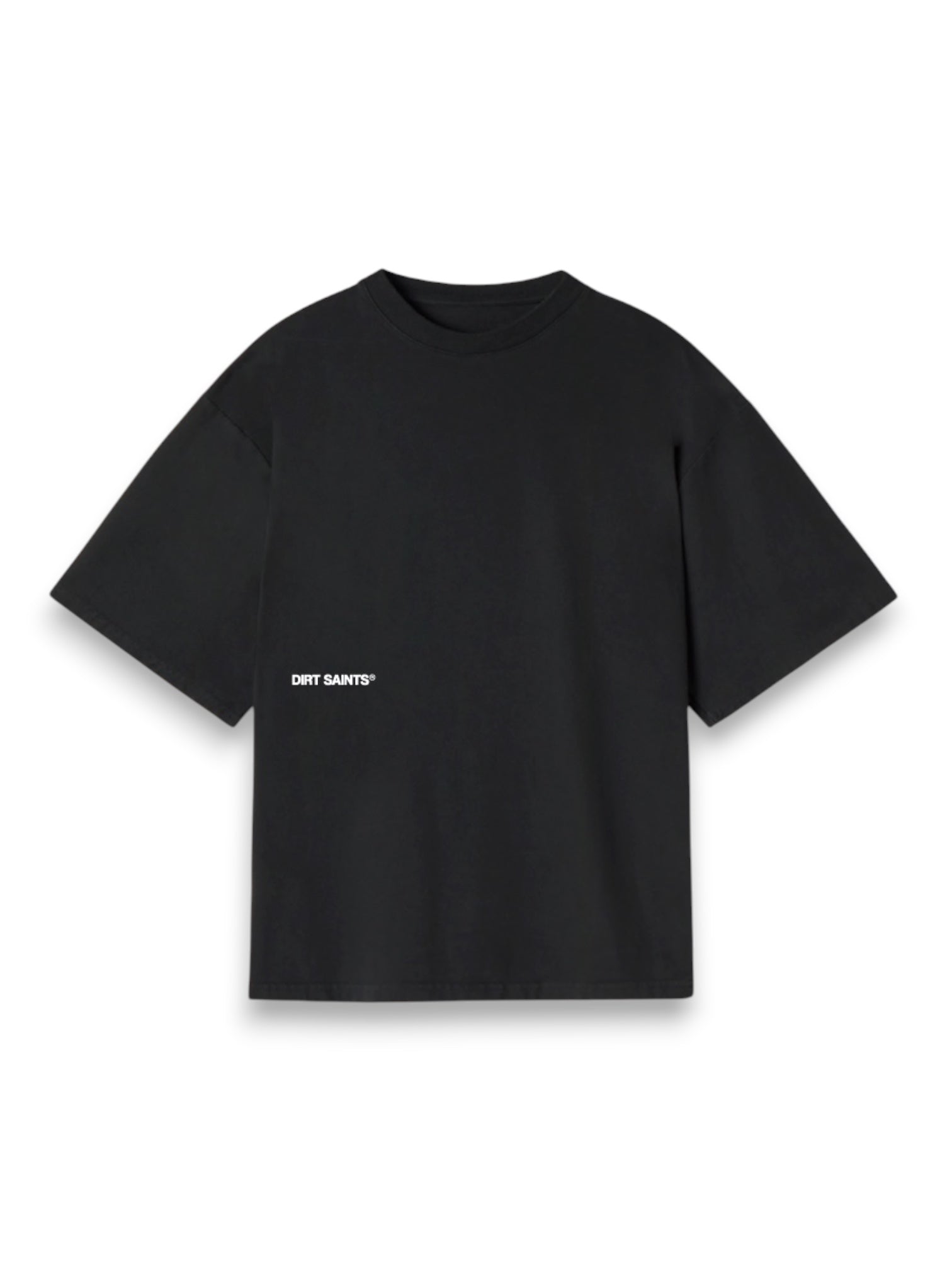 No Risk No Fun Oversized Black Tshirt