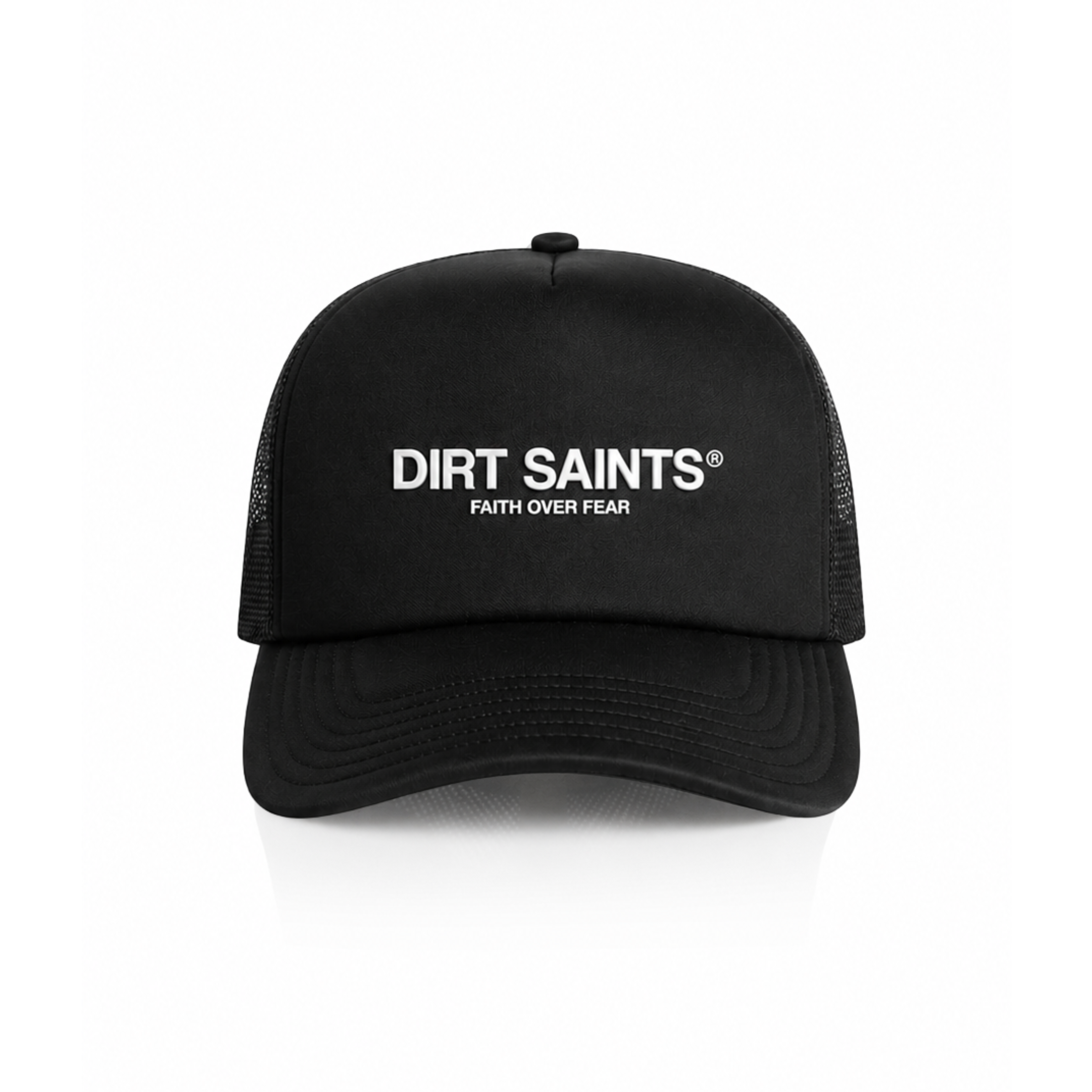 Dirt Saints Foam Trucker Black Cap